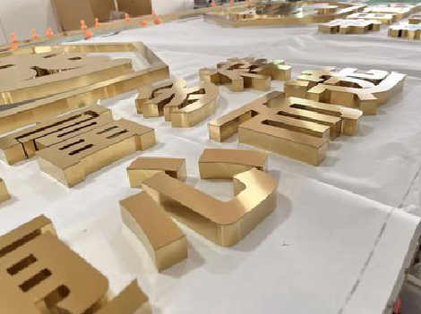 渠县拉丝不锈钢字的特点。