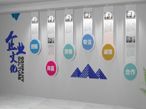 渠县企业文化墙需要传递什么办公文化？