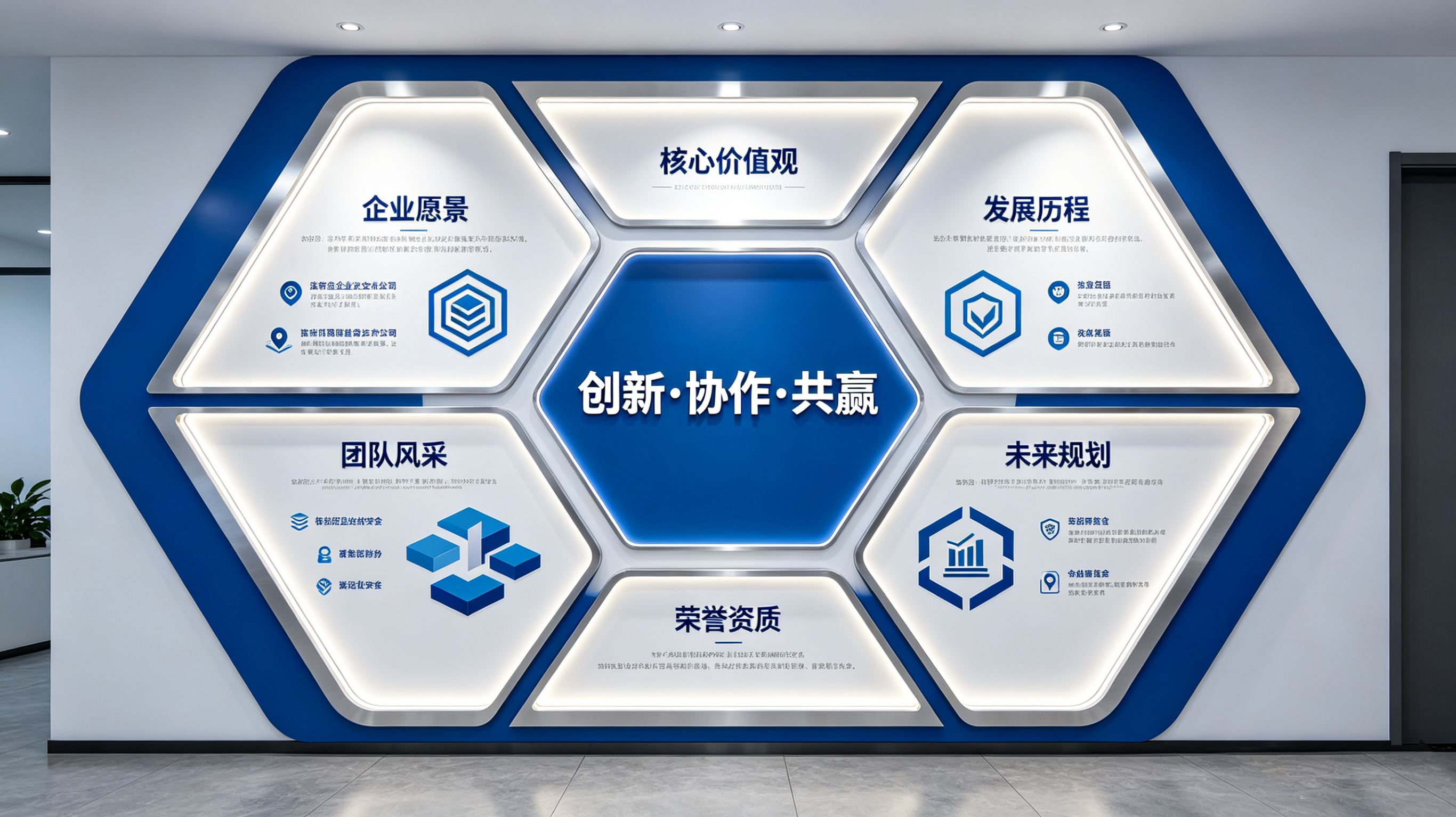 渠县企业文化墙六边形避坑指南（新手常犯5个错误）